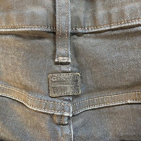 G Star Raw Slim Fit Jeans‎ 30x32 Button Fly Skinny Moto Style Streetwear - Picture 9 of 14